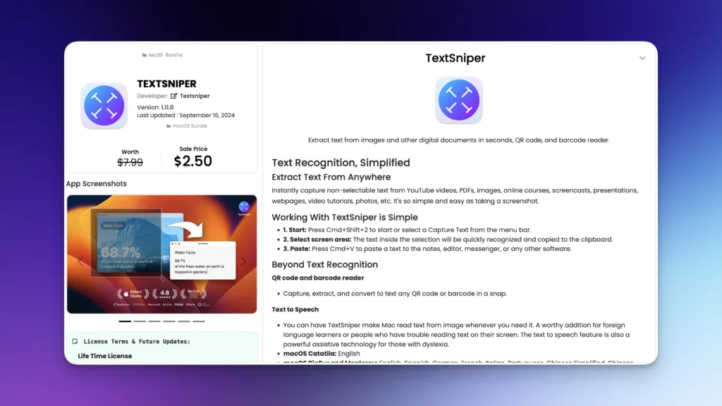 TextSniper-bundlehunt 2025 apps - 像素队长 - 像素队长